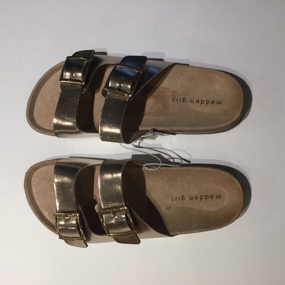 Steve Madden SZ 9 Two Strap Slip On Slide Sandals - Picture 8 of 8